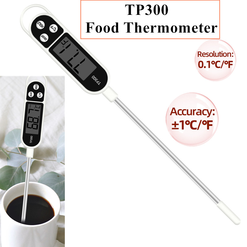 TP300 Food Thermometer Digital Kitchen Thermometer For Meat Cooking Food Probe BBQ Electronic Oven Kitchen Tools