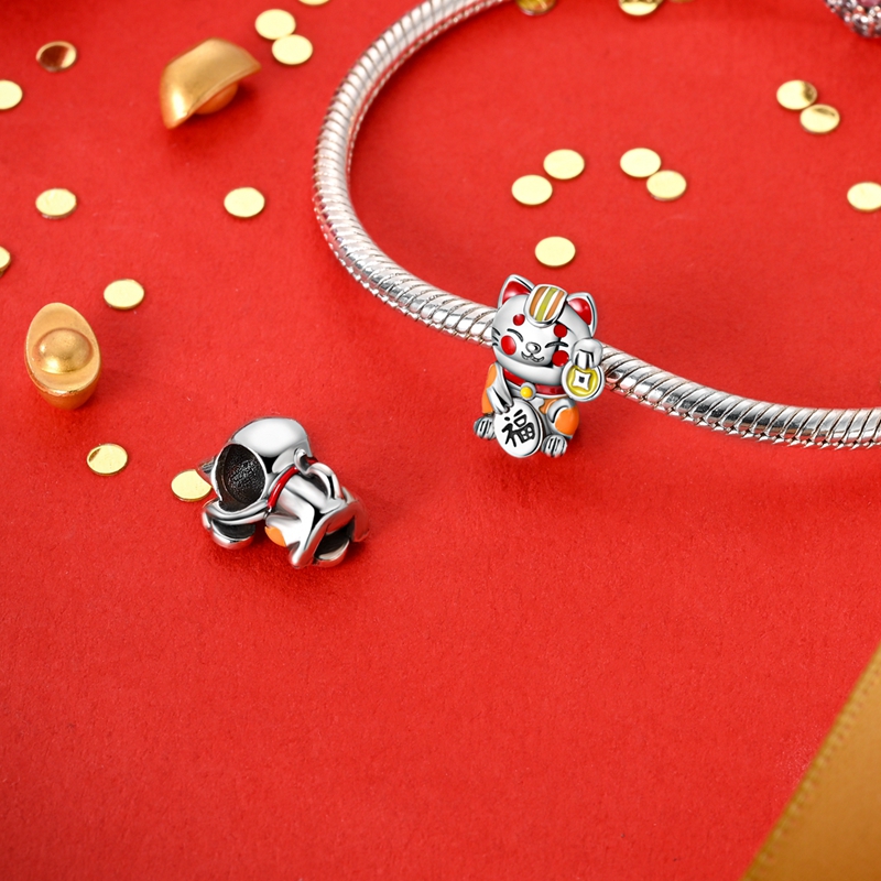 Original Charms 925 Silver Cute Heart-shaped Stars RV Beads Fit Charms Plata 925 Bracelets For Women Jewelry Making Gifts