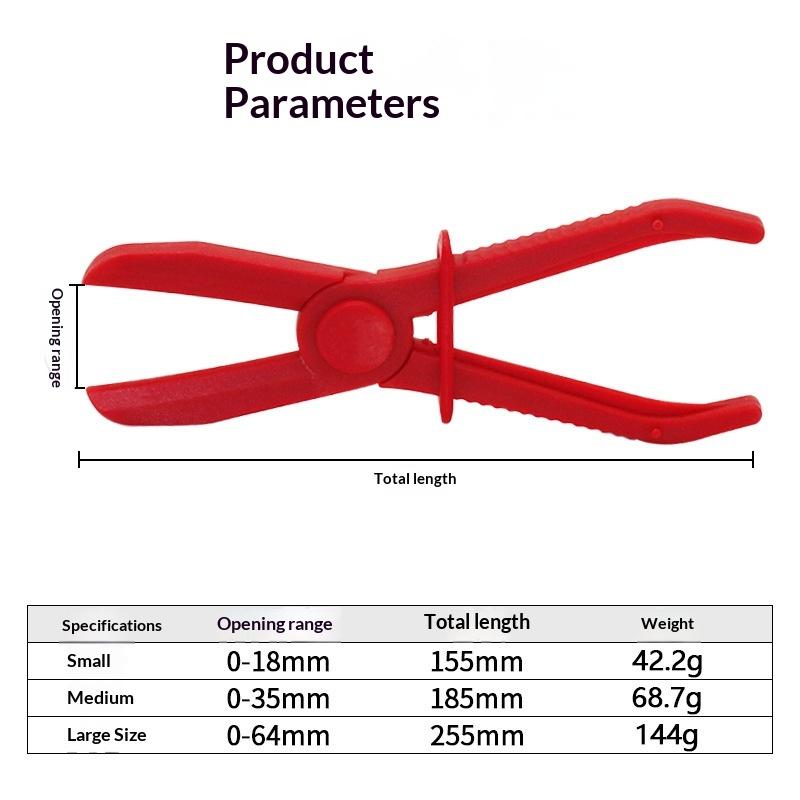 NEW SALE 1/3Pcs Brake Fuel Water Line Clamp Plier Hands Free Tool Nylon Hose Clamp Tool Set Car Repair Tools Hose Pliers