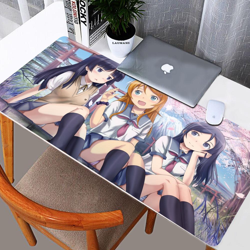 Mouse Pad Anime Oreimo My Little Sister Can't Be This Cute Gaming Mouse Mat Gokou Ruri Ergonomic Rubber Mousepad Cosplay Props