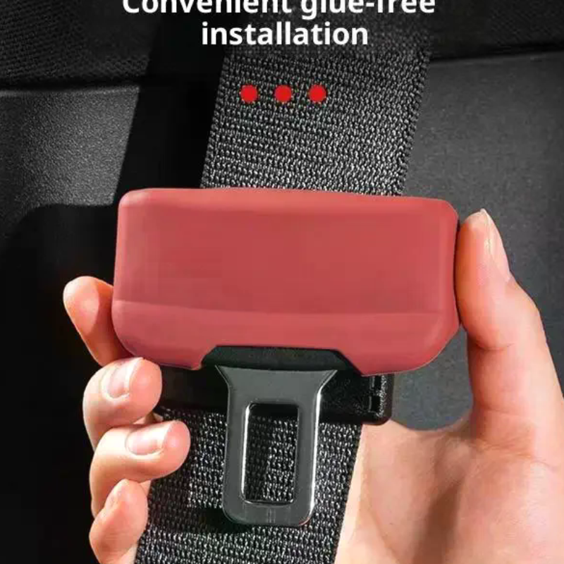 1/2Pcs Silicone Anti-scratch Protector Safety Belt Buckle Guard Auto Interior Accessories Car Seatbelt Buckle Cover