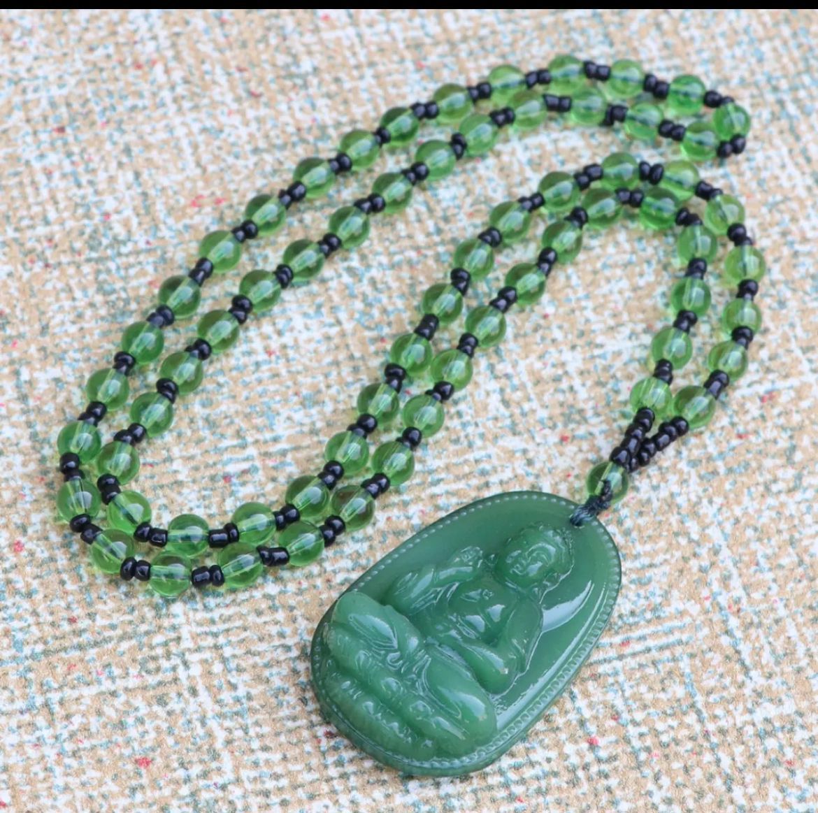 Unisex Simple Stylish Buddha Locket, Necklace Lotus Handicrafts