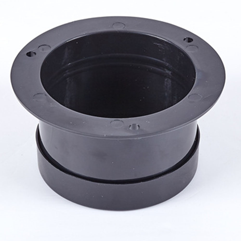 Flange Connection Straight Pipe Round Shape Wall-mounted 1PC 75mm ABS Air-Ducting Connection Corrosion Resistance