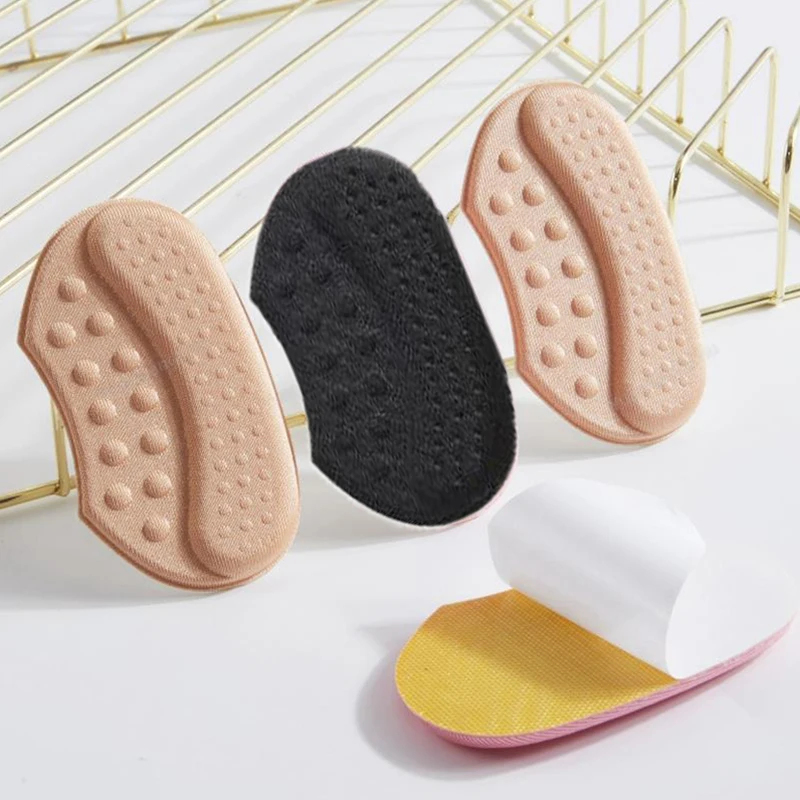1/2 pairs Shoe Pads for High Heels Pain Relief Anti-wear Cushion Heel Protectors Shoes Foot Care Liner Grip Insole Insert Pad