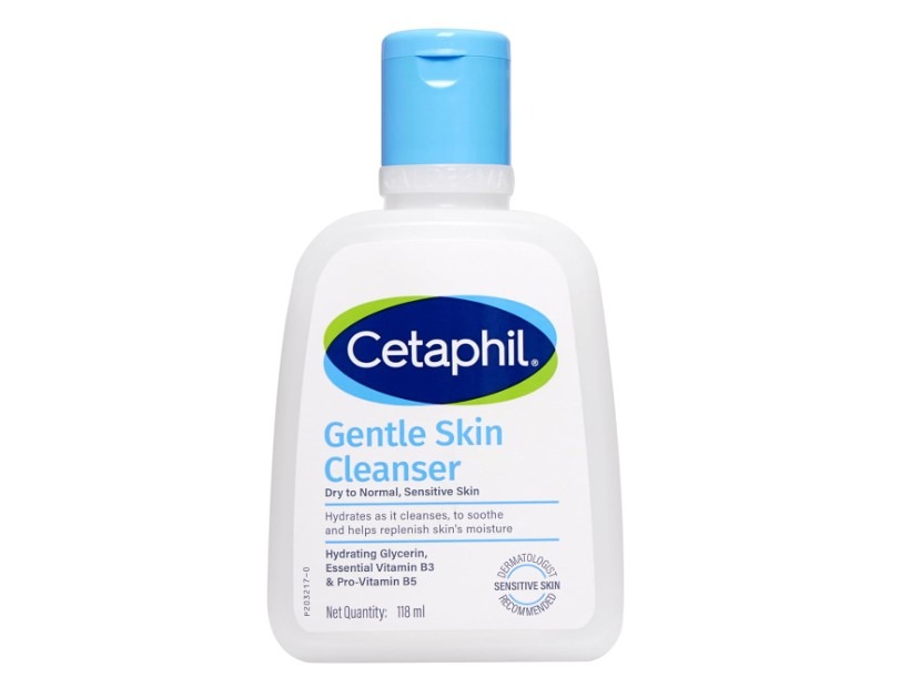 Cetaphil Gentle Skin Hydrating Face Wash 118ml, Paraben Free, Sulphate-Free Gentle Skin Hydrating Cleanser with Niacinamide, Vitamin B5 for Dry to Normal, Sensitive Skin - image 1