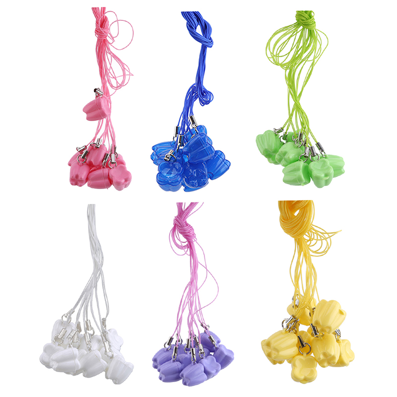 5/10pcs/Pack Baby Tooth Box Organizer Baby Milk Tooth Fairy Box Tooth Storage Box with Necklace Souvenirs Gift Tooth Storage Box