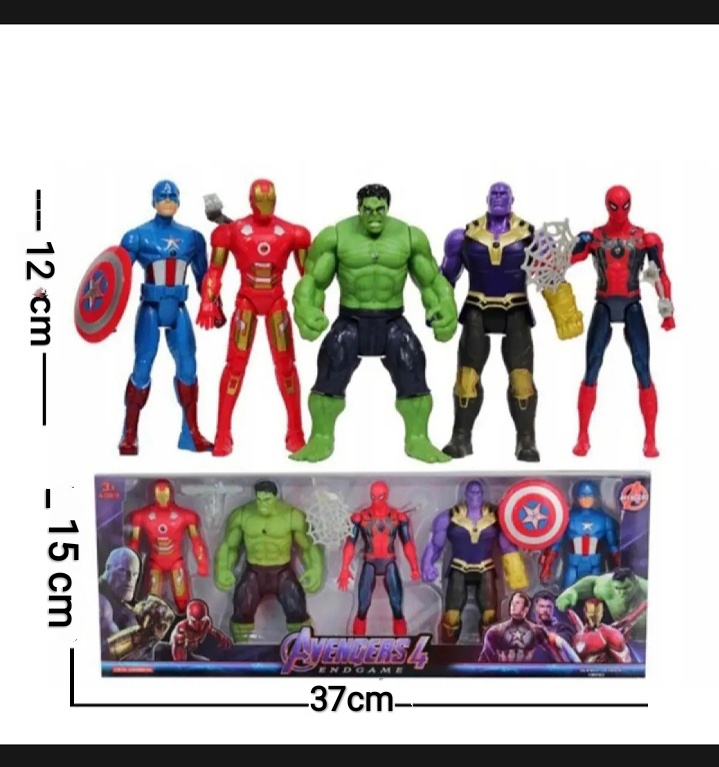 Avenger Spider man Super Hero Play Set Toys