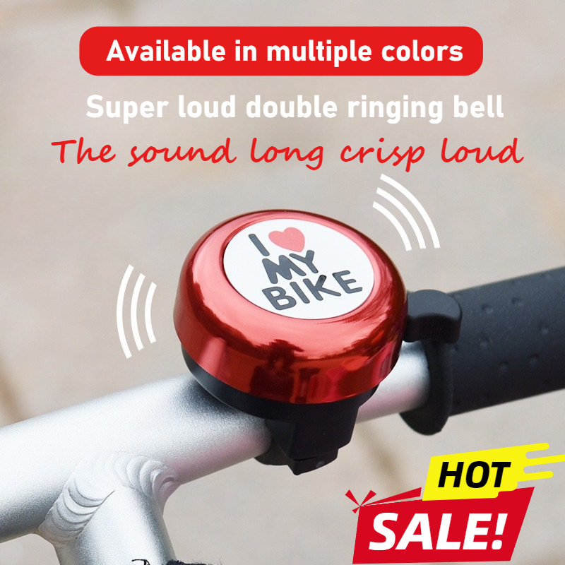 1pc For 2.2cm Handle Bicycle Super Ringing Bell Speaker Safe Driving Solid Screw Fixation Unisex Children Cycling Refit Part