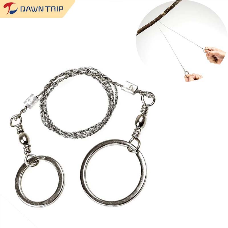 1/2/6/10/30 PCS Pocket Wire Saw 72CM Portable Stainless Steel Wire Saw Hand Chainsaw for Survival Camping Hunting Emergency
