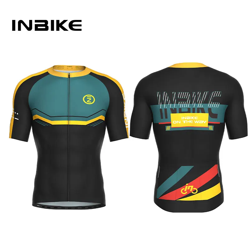 INBIKE Cycling Jersey 2025 MTB Summer Breathable Quick-dry Non-slip Outdoor Cycling Mountain Hiking Fitness Cycling Clothing - image 1
