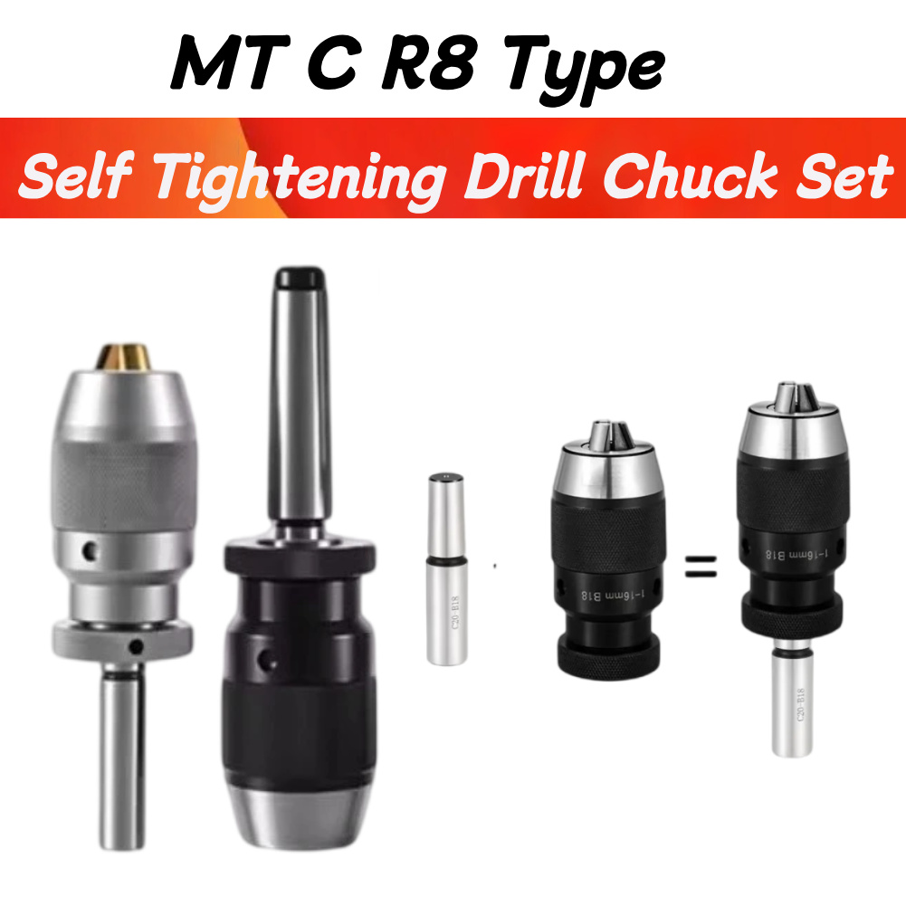 MT MT1 MT2 MT3 MT4 MT5 R8 B10 B12 B16 B18 B22 Morse Drill Chuck Self-tightening Drill Chuck Tool Holder Bracket Tool