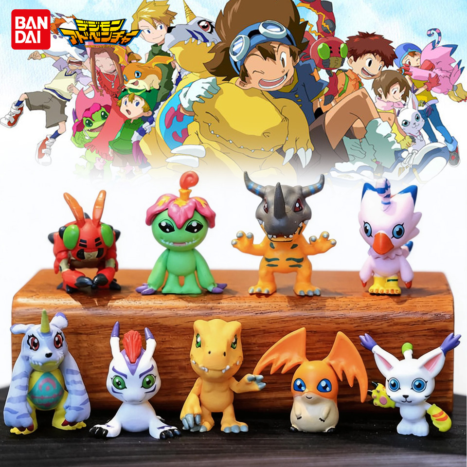 HOT Digimon Figures, Digimon Adventure Mini Monster Toys, Claw Machine Capsule Dolls, Cake Toppers, Anime Model Collectible
