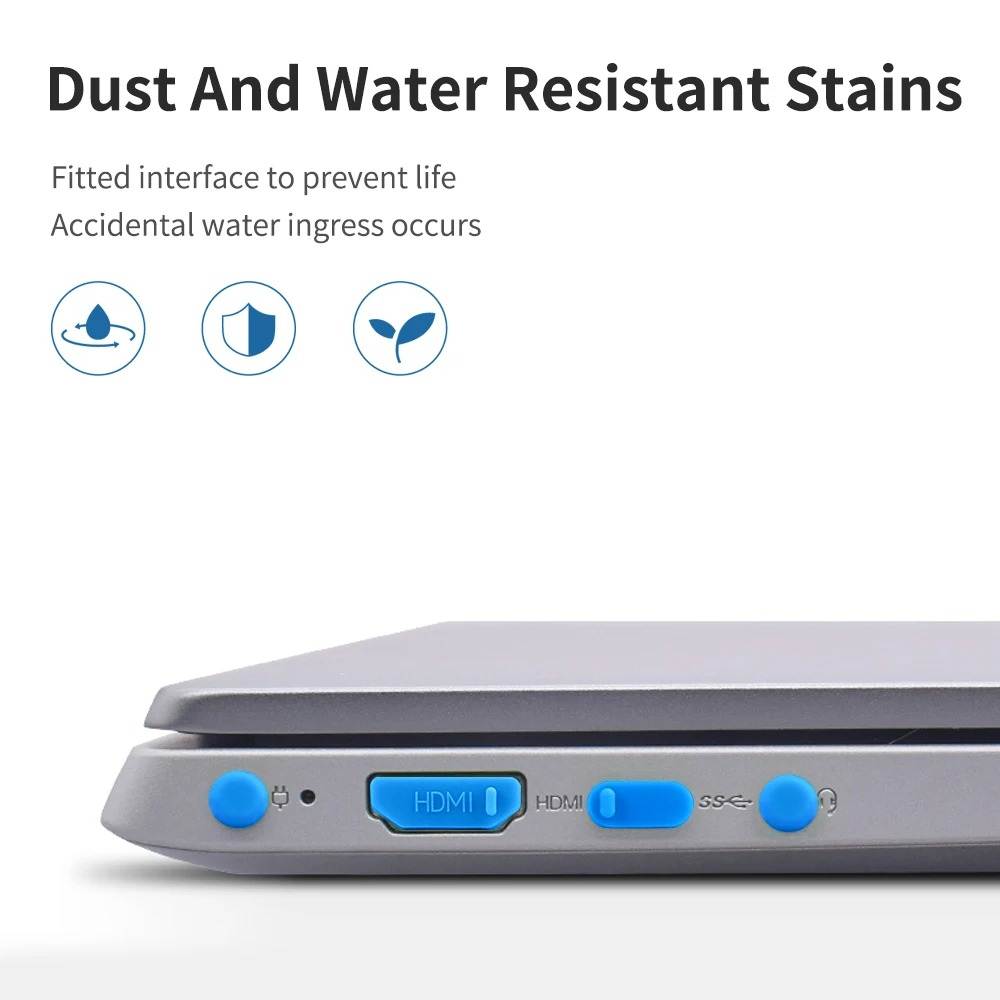 Universal USB Type C HDMI Interface Dust Protectors Silicone Notebook Anti Dust Plug For Laptop Accessories Anti-Dust Caps Set