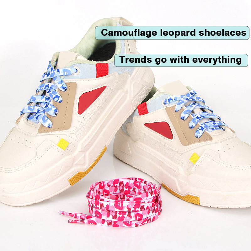1 Pairs Polyester Shoelaces for Boots Running Shoelaces Laces for Sneaker Shoelaces Camo Ski Skates Sports