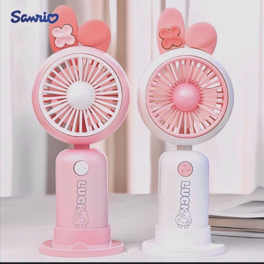 Portable Handheld Fan, Mini Fan, Cartoon Animal Fan Rechargeable Night Light Cute Small Fan with Built in Battery