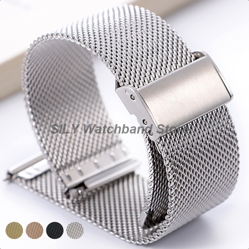 20mm 22mm Universal Woven Nylon Strap Stainless Steel Buckle Quick Release Men Women Replacement Watch Band