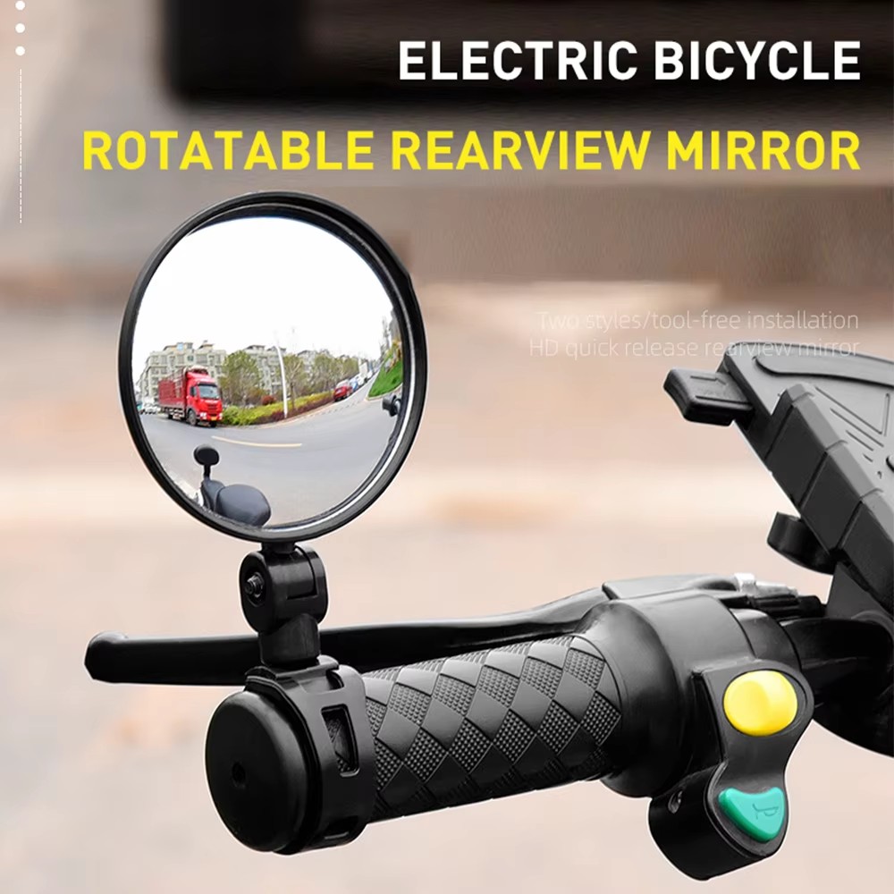 1Pc/2Pc Bicycle Rearview Mirror Electric Scooter Rearview Mirror Scooter Rearview Mirror Bicycle Accessories Rearview Mirror
