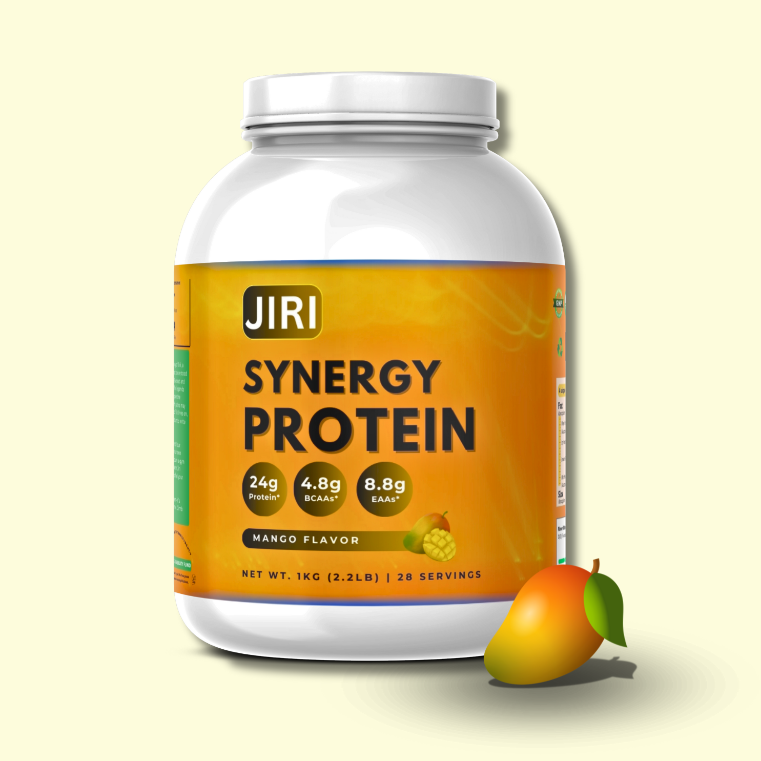Jiri Nutrition Zero Sugar Plant Protein 1kg - Vanilla Flavor