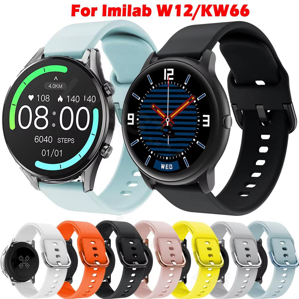 18mm 20mm 22mm 24mm Silicone Watch Band Quick Release Soft Strap for Bracelet for Sport Replacement Wristband