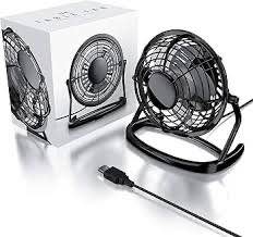 Mini USB Desk Fan Desktop Adjustable Tilt Stand Cooling Fan Ultra-quiet Electric Portable Small Fan for Desktop Office Table