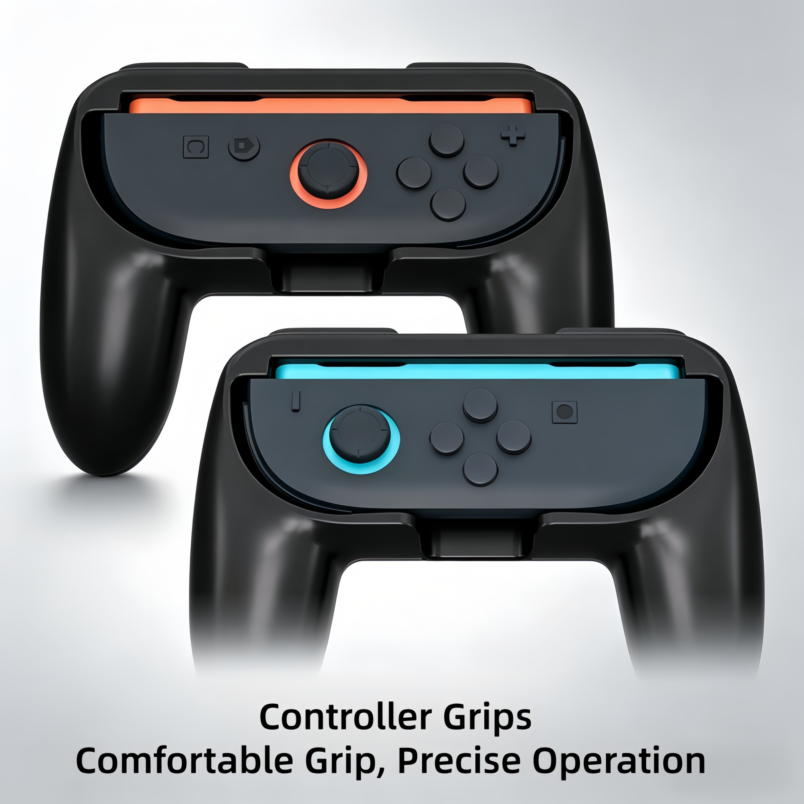 Ergonomic Controller Grip Bracket for Switch 2 Joypad, Comfortable Non-Charging Handheld Holder