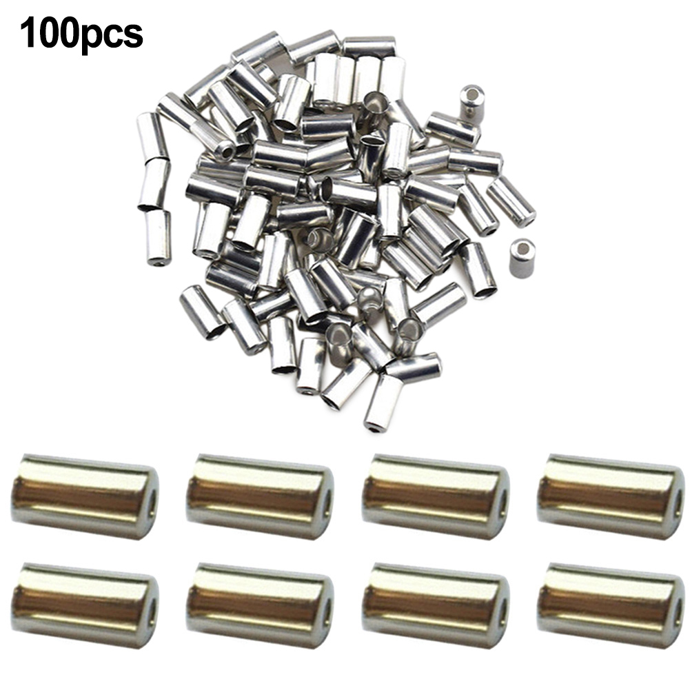 100pc Bike Brake Shifter Gear Cable End Cap 5mm For Road Bike Derailleur Cable Wire Tip Cap Housing Bicycle Tool Accessories