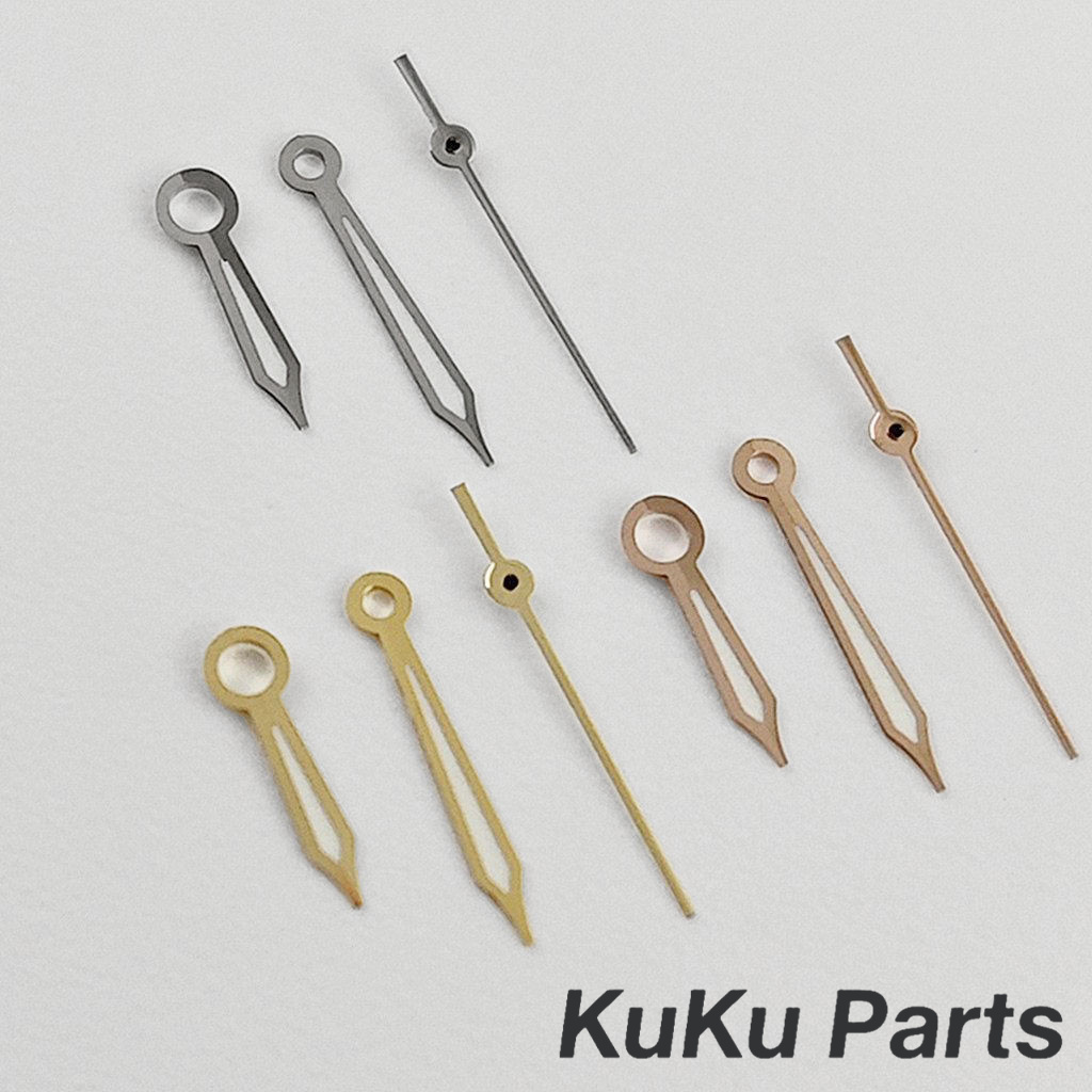 Santos NH35 Watch Hands For Santos Modification Parts Watches Needles For NH34 NH35 NH36 NH38 NH70 Movement Green Luminous