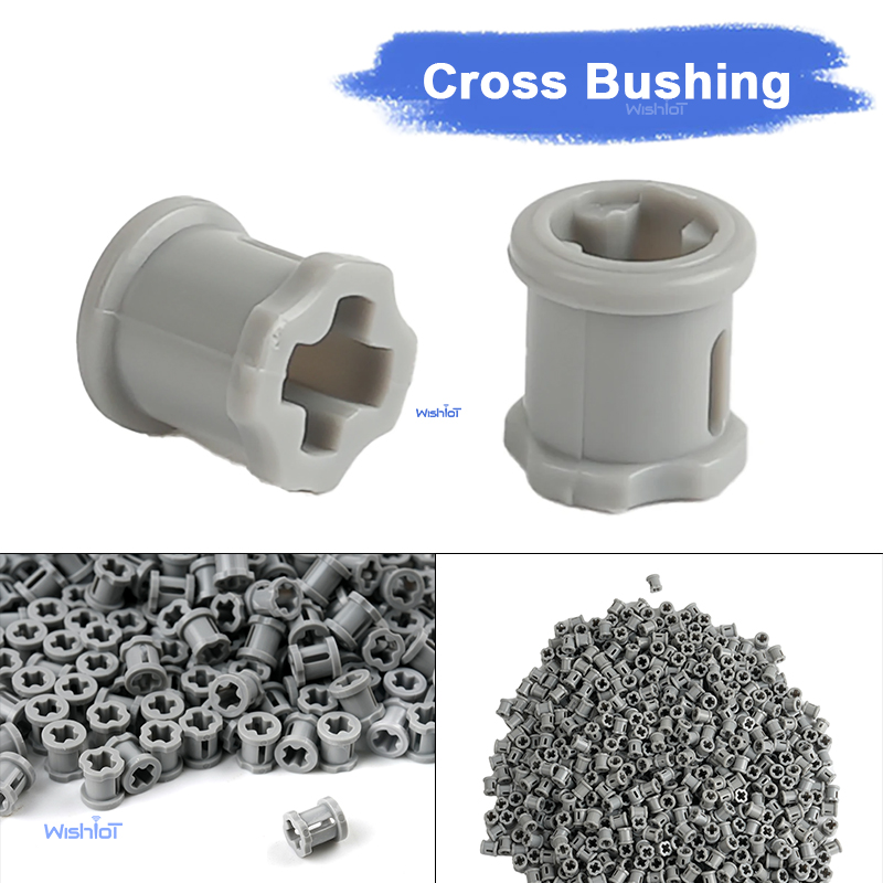 MOC Technical Parts 3713 6590 Connector BUSH FOR CROSS AXLE Building Blocks Brick Bulk with Legoeds for Kids Boys Toy