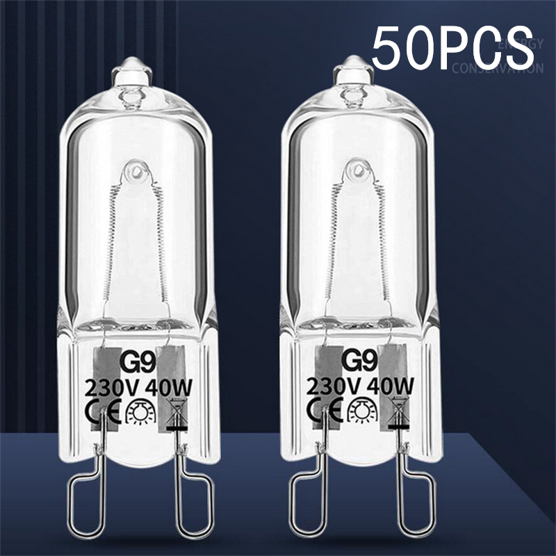 5/10/20/50PCS G9 230V 18W 25W 33W 40W 60W LED Lamp Bulbs Inserted Beads Crystal Lamp Halogen Bulb Eco Halogen Light Bulbs