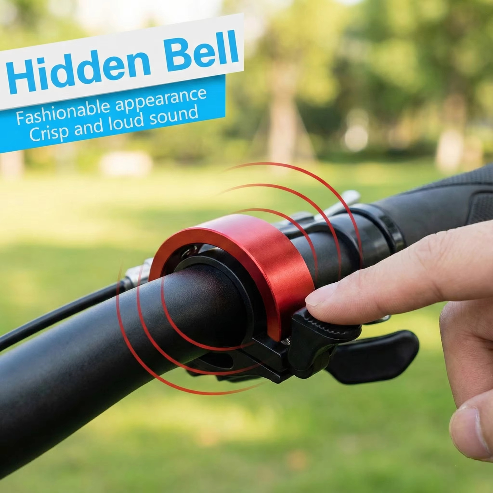 Bicycle Bell Bike Handlebar Bell Ring Aluminum Alloy MTB Safety Warning Alarm Cycling Bike Accessories