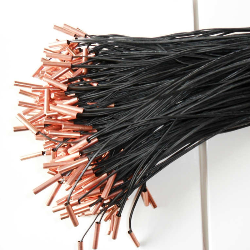 5K 10K 15K 20K 25k 50K 100K High Quality Black Air Conditioning Temperature Conditioner Tube Sensor Rubber Head Copper