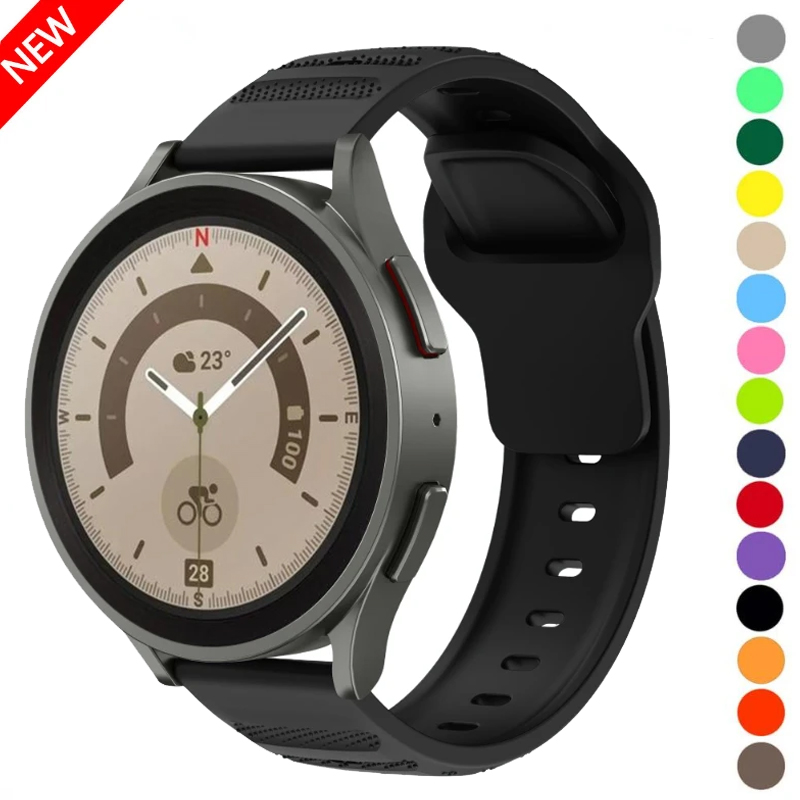 22mm 20mm Silicone Strap For Huawei Watch 5/4/3/GT6-5-4-3-2 46mm Amazfit Bip 6-5 Sports Band Galaxy Watch 7/6/5/4 40mm 44mm Belt