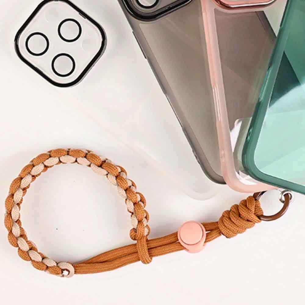 Mobile Phone Rope Wrist Strap Wristband For iPhone lanyard Short Style braided strap Durable Phone Strap