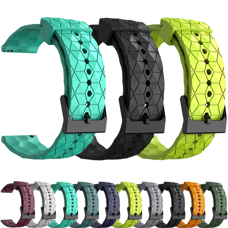Sports Silicone Diving Wrist Band 18/20/22mm Black Men Waterproof Replacement Strap for Watch Bracelet Accessories