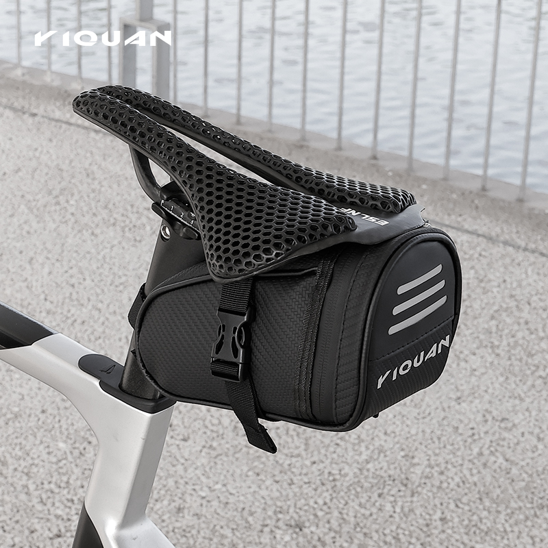 Rainproof Bike Saddle Bag Reflective MTB Road Bicycle Tail Bag Small Storage Cycling Seat Tail Rear Tool Pouch Bag