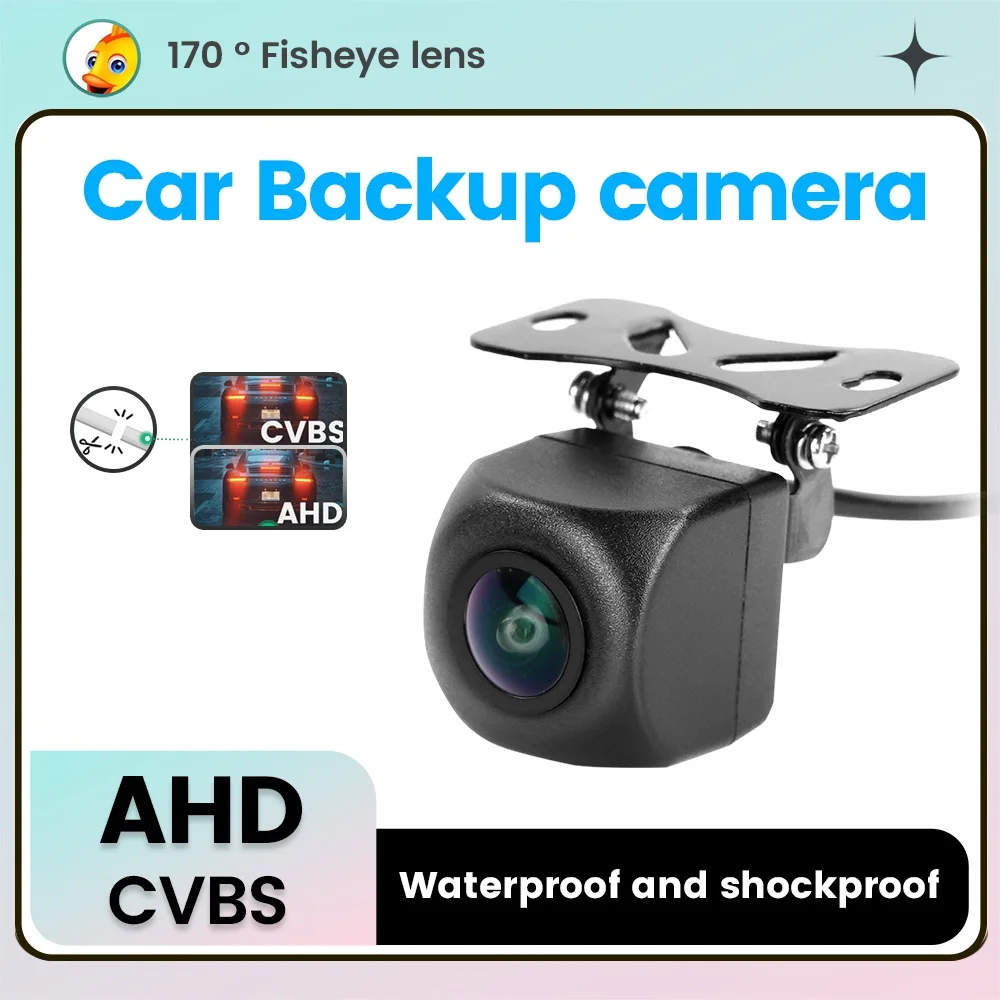 Navifly Universal HD 720P 1080P AHD Car Rear Camera 170 Fish eye CVBS For Car Radio Night Vision Waterproof Car Parking Reverse