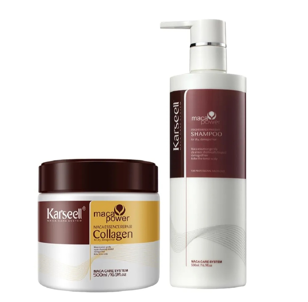 Karseell Shampoo and Hair Mask Set (Deep Treatment with Argan Oil, Coconut Protein, Herbal Collagen & Keratin) that you asked about: