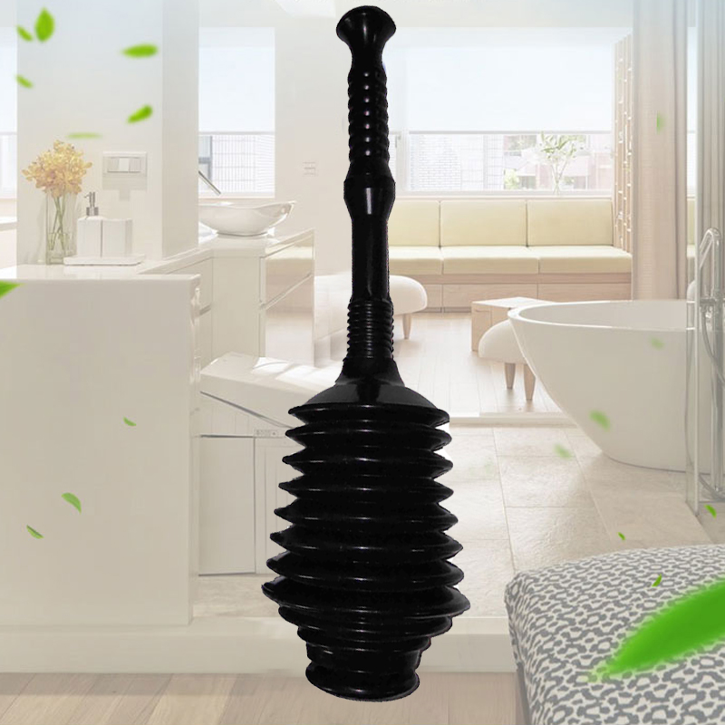 1Pcs/lot Portable Flexible Powerful Toilet Plunger Clog Remover High-Pressure Thrust Plunge Tool for Clogged Bathroom Toilet
