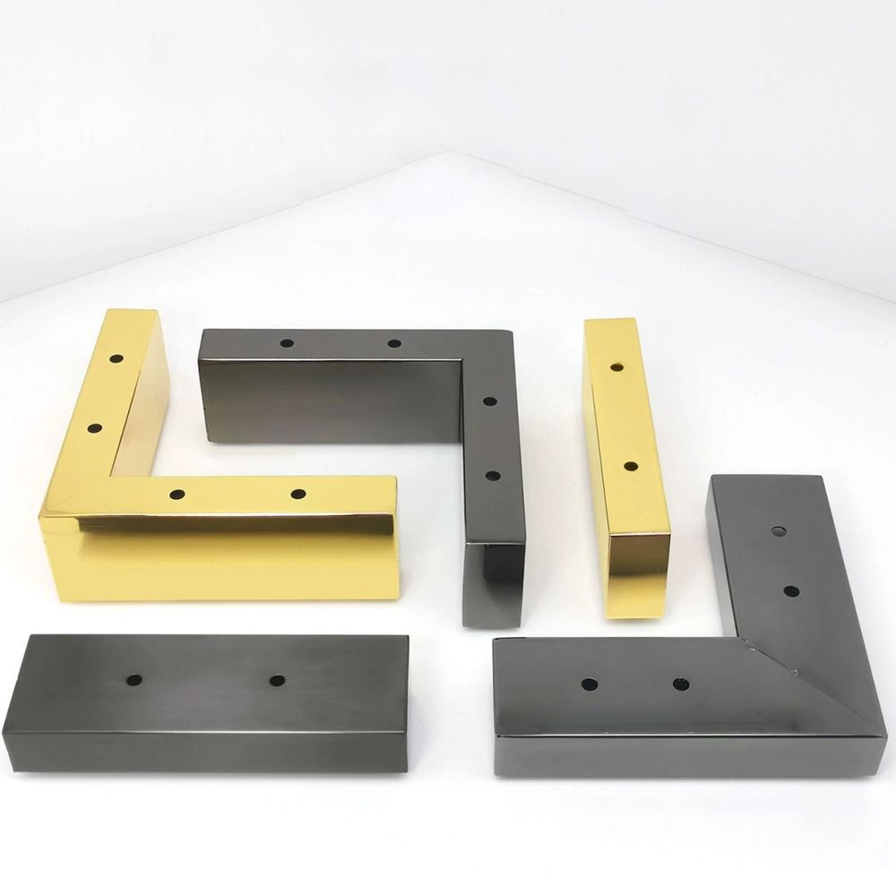 Furniture Legs Heavy Load Bearing Metal Cabinet L-Shape Feet Triangle Sofa Legs DIY Furniture Hardware Legs