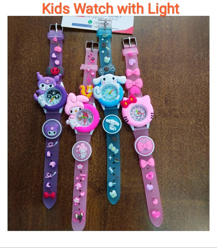 Kids Watch with Changeable Light In Fancy Style