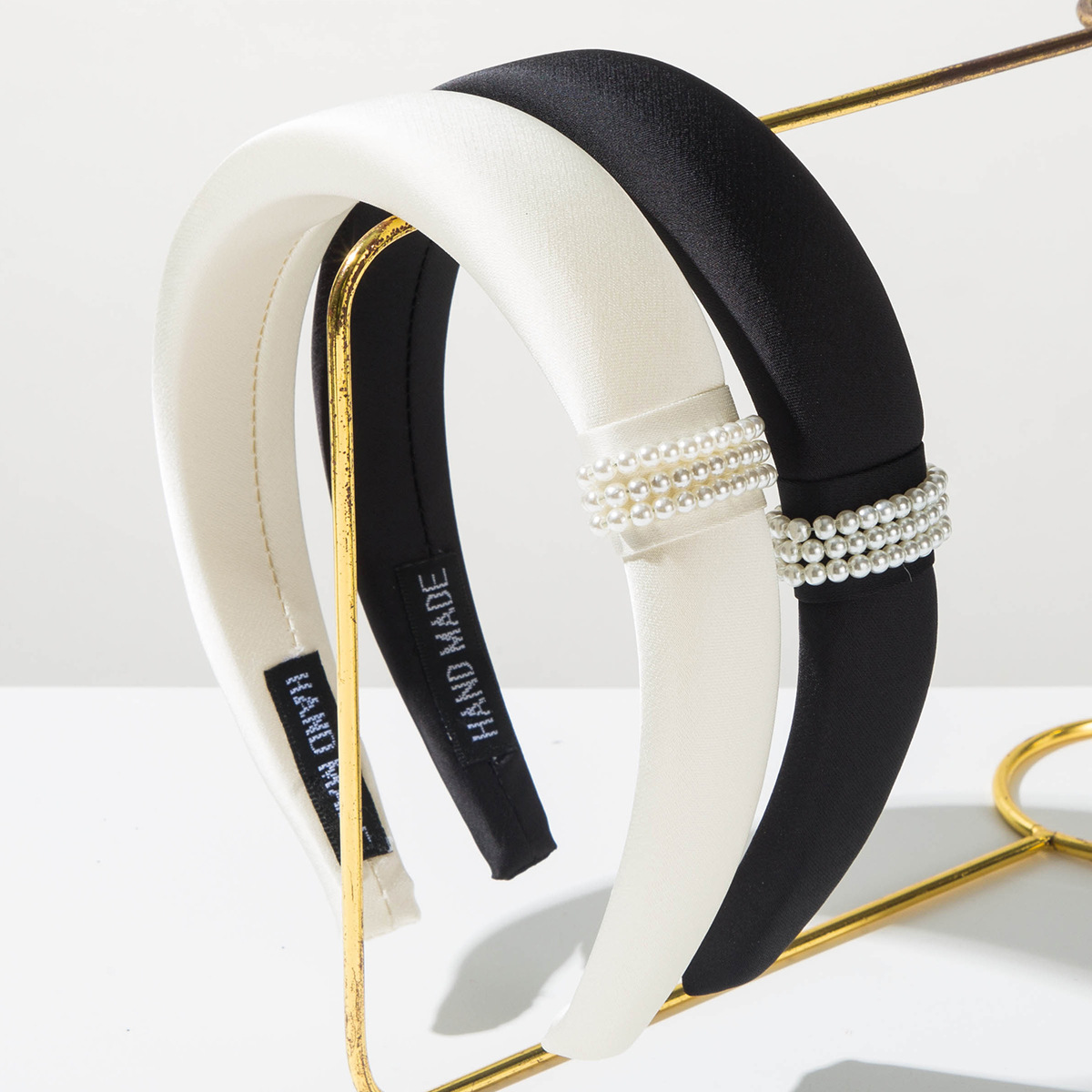 New Korean High Quality Pearl Headband Minimalist Light Luxury Quality Simple Elegant Hairband All-Match Sweet Hair Accessories