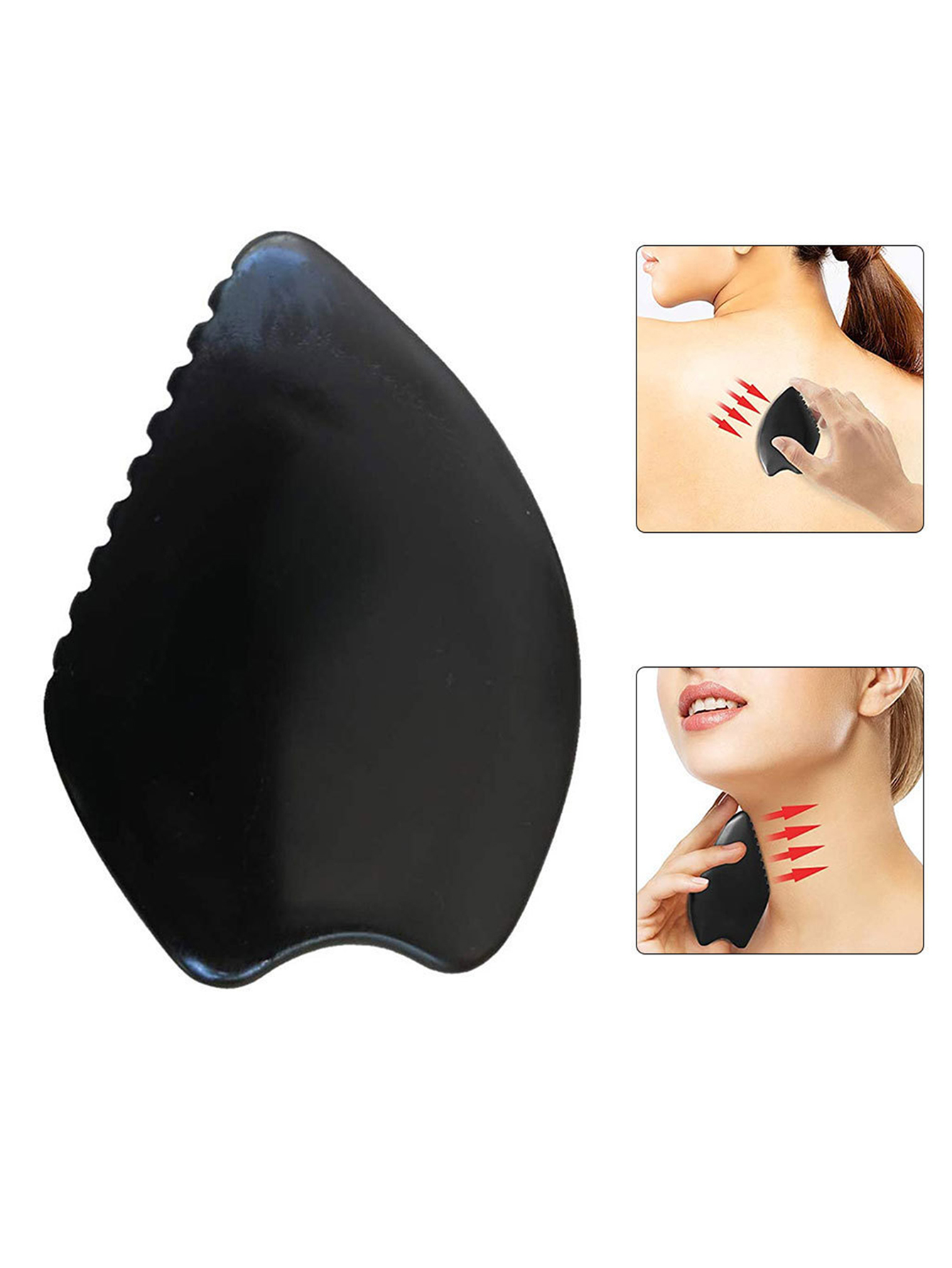 1 Pcs Black Quartz Wand Natural Black Crystal WandNatural Body Massage Stick Face Massager Bar Tools