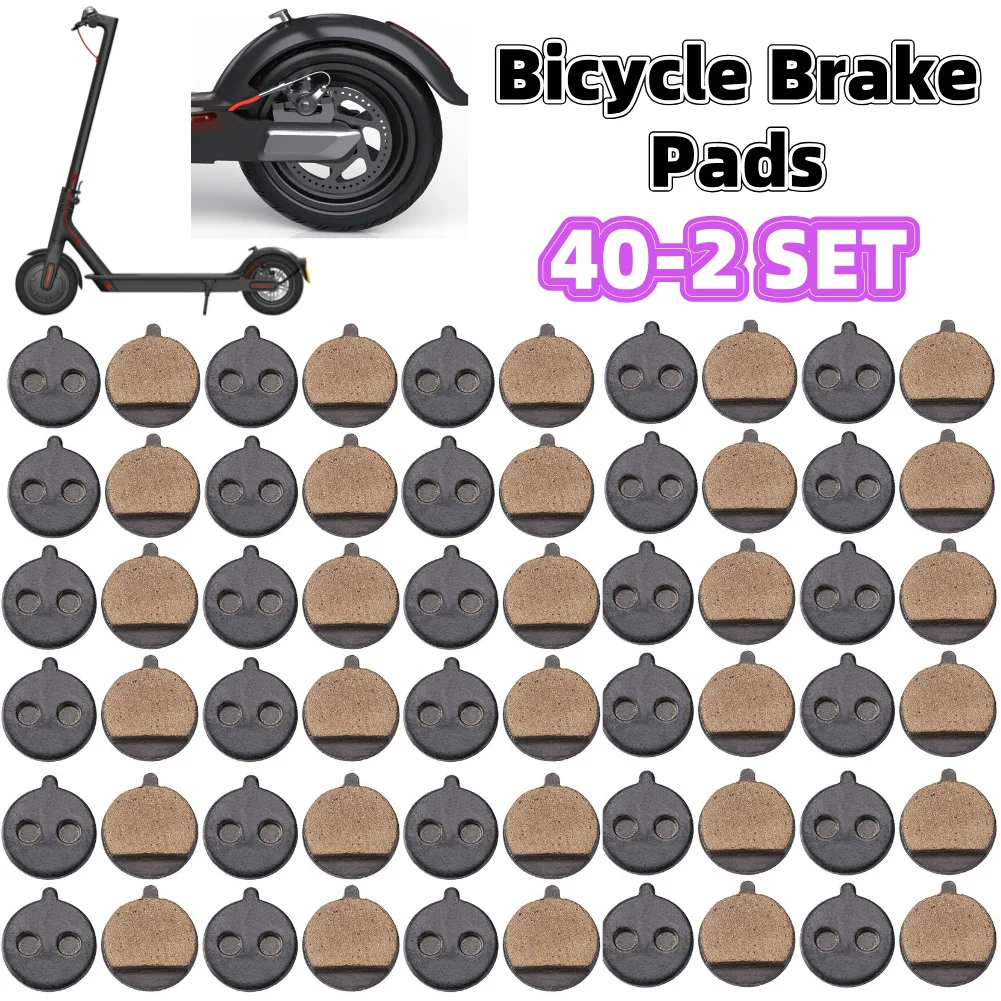 40-2sets Brake Pads Kit for Kugoo G2 Pro/M4 Electric Scooter Full-metallic Disc Brake Pad Semi-Metallic Pad Replacement Parts