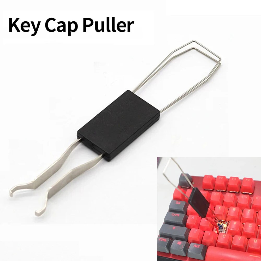 2 In 1 Mechanical Keyboard Key Cap Puller Universal Keycap Shaft Remover Key Board Button Extractor Replacement Cleaning Tool
