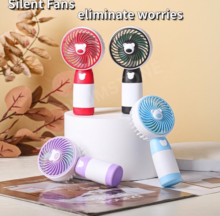 Rechargable Handheld USB Mini Fan 1 Piece Color May Vary