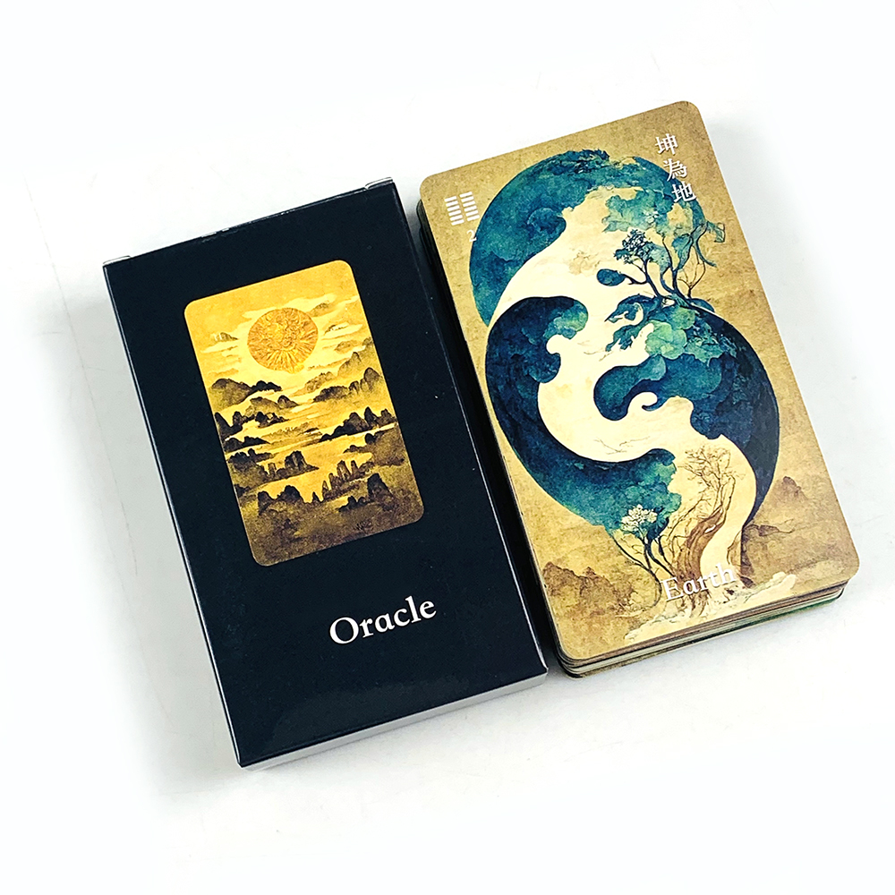 New Oracle Cards A 64 Cards Of Chinese Landscape Beauty, Showcasing China, Understanding China,Perfect For Divination & Collecto