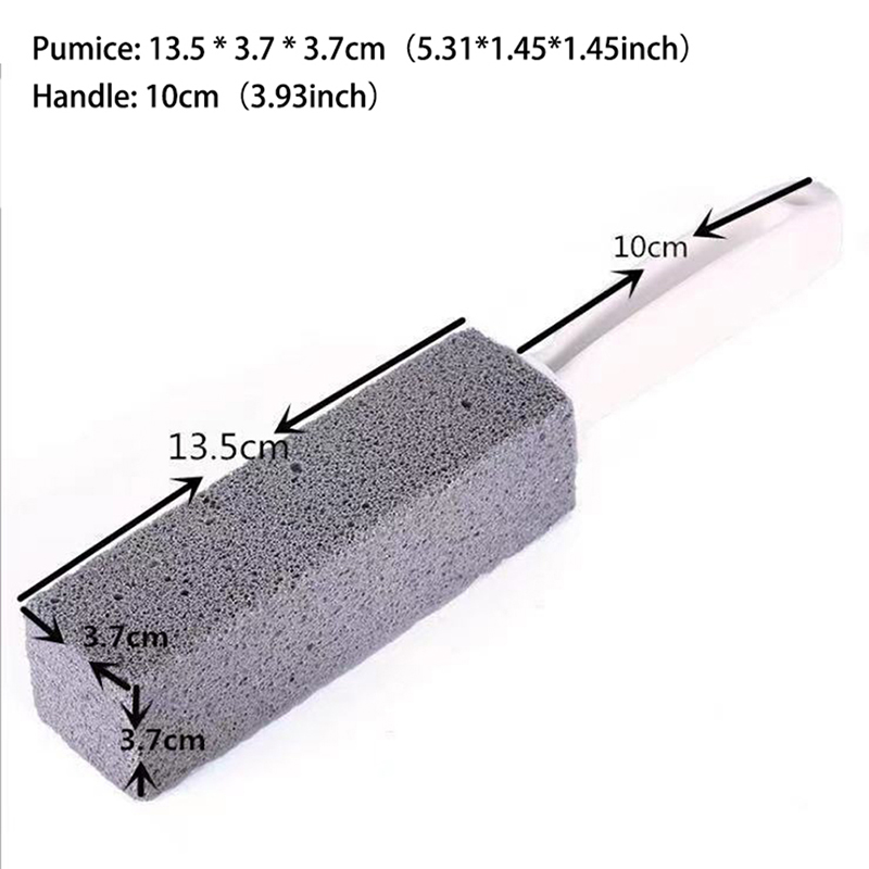 NEW 1PC Toilets Cleaner Stone Natural Pumice Stone Toilets Brush Quick Cleaning Stone With Long Handle Bathroom Gadgets