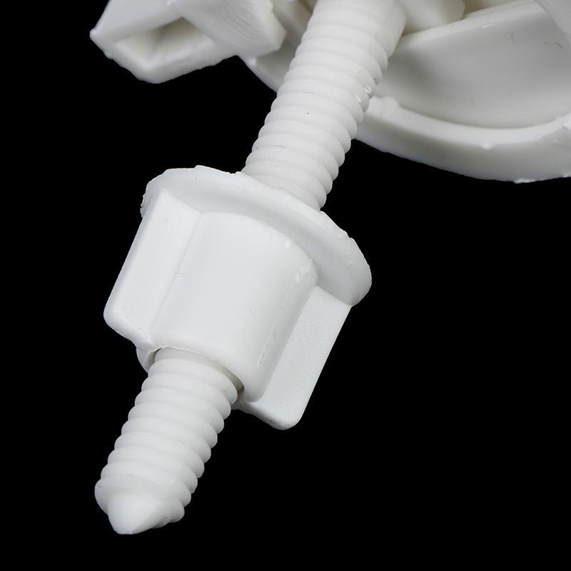 New Sale 1set/2Pcs Plastic Toilet Seat Screws Fixings Fit Toilet Seats Hinges Repair Tools