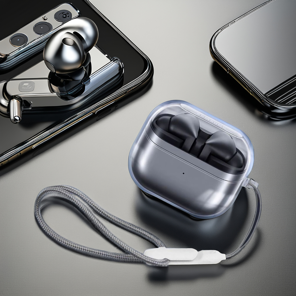 Transparent Earphone Case For Buds 3 Pro Cases Clear Soft Silicone Headphone Cover For Buds 3 3Pro