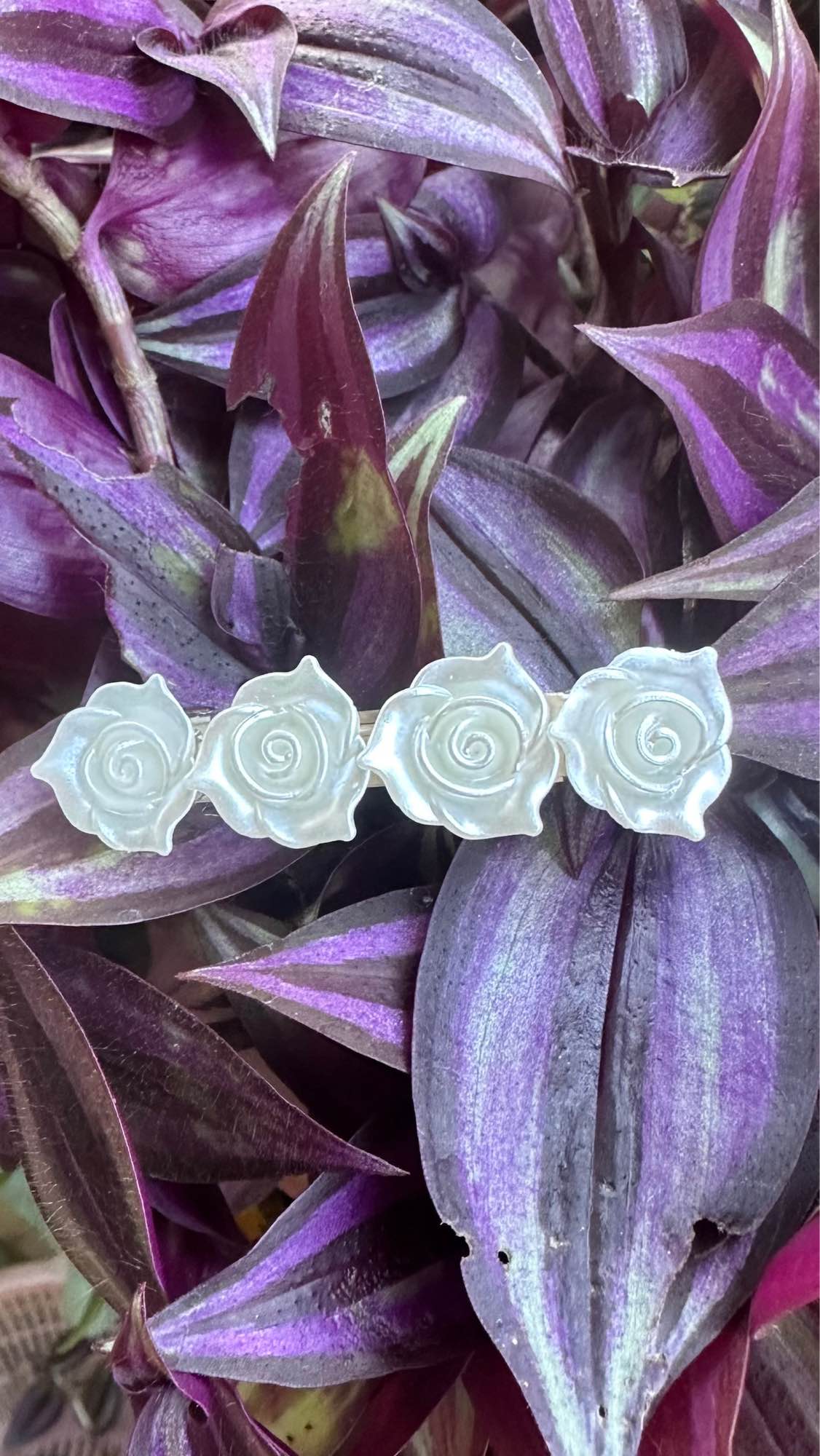 Crochet Rose Gajra| Hair Accessories for women By Black Onyx Accessories